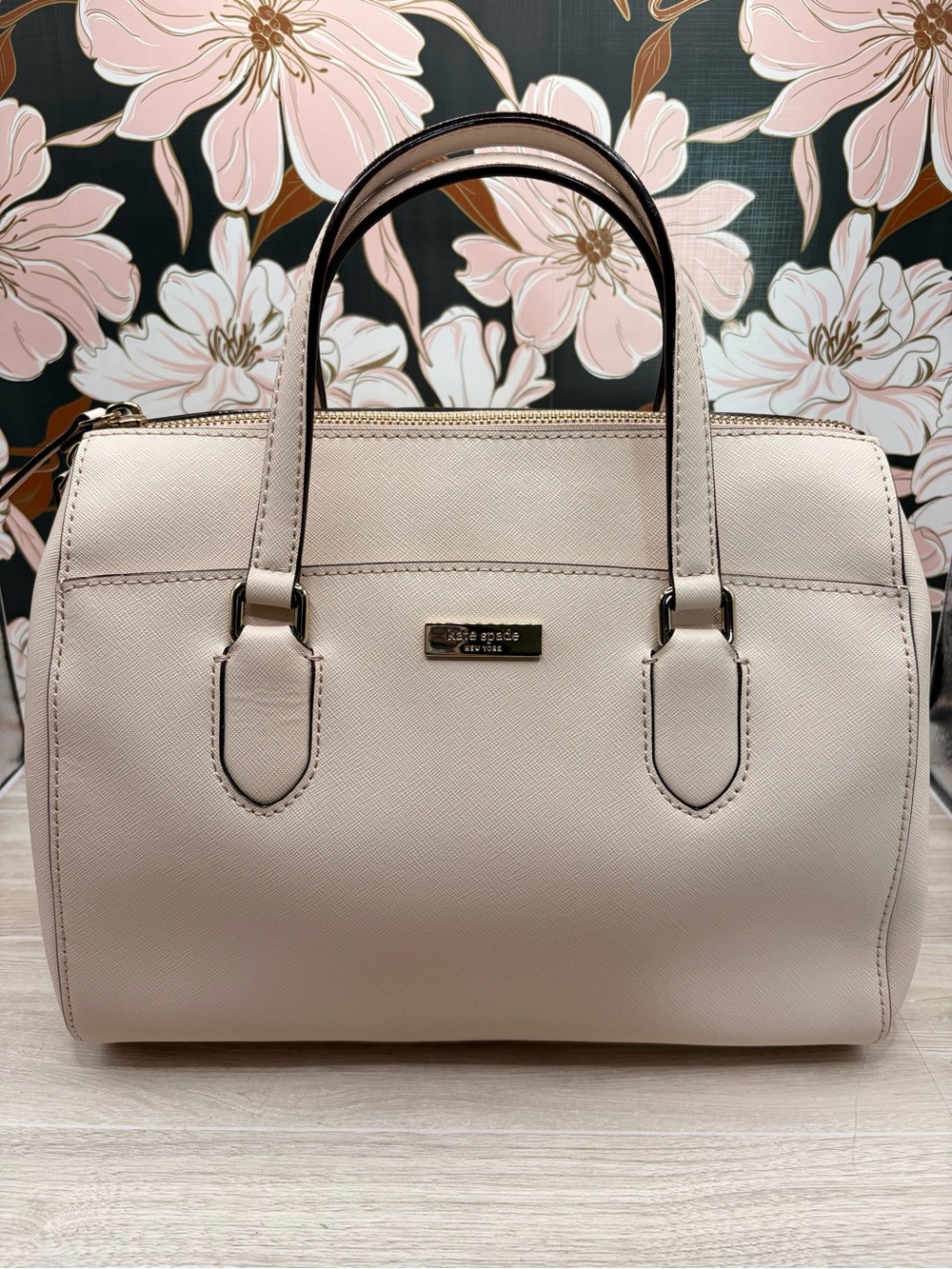 Kate Spade laurel way Blush Satchel Handbag NWT